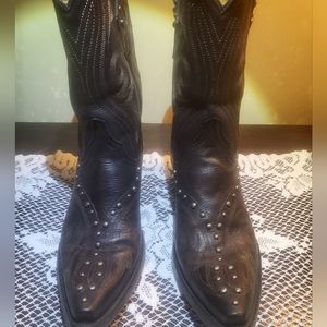 Old Gringo Marcela Chocolate Brown Boots. Size 7.5. 10" Tall, 1.5-2" Heel